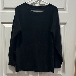 GAP Textured Black Knit Sweater
